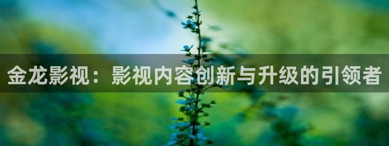 99玖玖視頻：金龍影視：影視內(nèi)容創(chuàng)新與升級(jí)的引領(lǐng)者